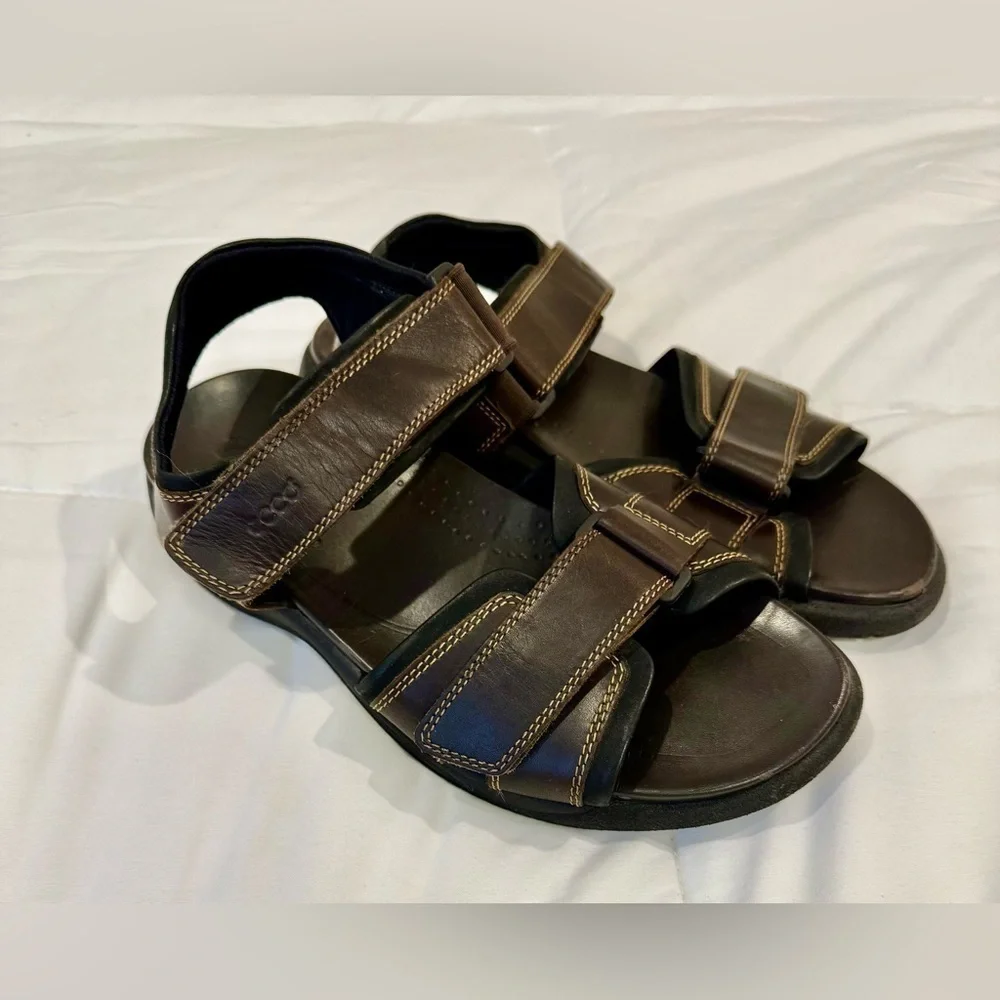 **ECCO Terra 7 Sandals – Men’s 7 / Women’s 9– EU 40 – Coffee Brown**